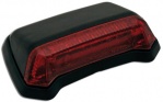 255-077 LED-Rücklicht zum Befestigen auf Fender bzw. Heckplastik, schwarzer Körper, rotes Glas, E-gepr.